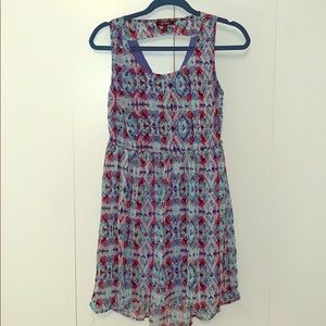 Colorful empire waist dress